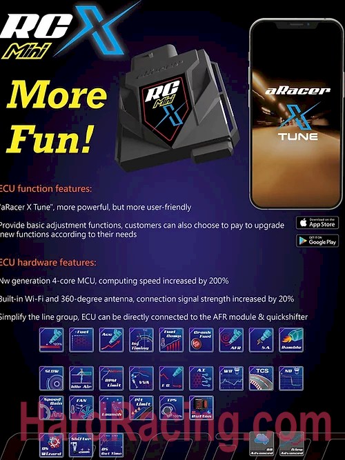 ARACER RC MiniX aRacer Mini X COMPLETE ECU - Honda '22+ GromRR